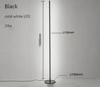Modern Nordic Simple Creative Living Room Floor Lamp LED Lamp Metal Lamp Floor Lamp Nordic Simple Creative Bracket LED Black