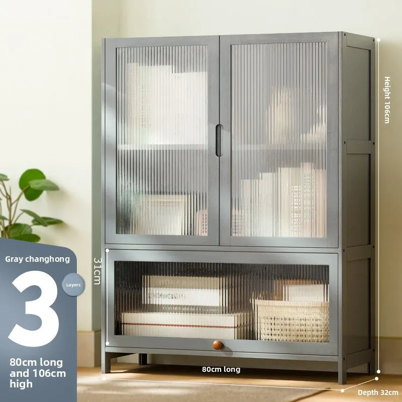 Bookshelf Shelf Floor-To-Ceiling Bookcase Reading Shelf Living Room Multi-Layer Storage Simple Storage Cabinet Solid Wood