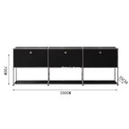 Living Room Cabinet Sideboards Coffee Table Tv Stand Storage Cabinet Corner Metal Storage Display Customizable Modular Furniture