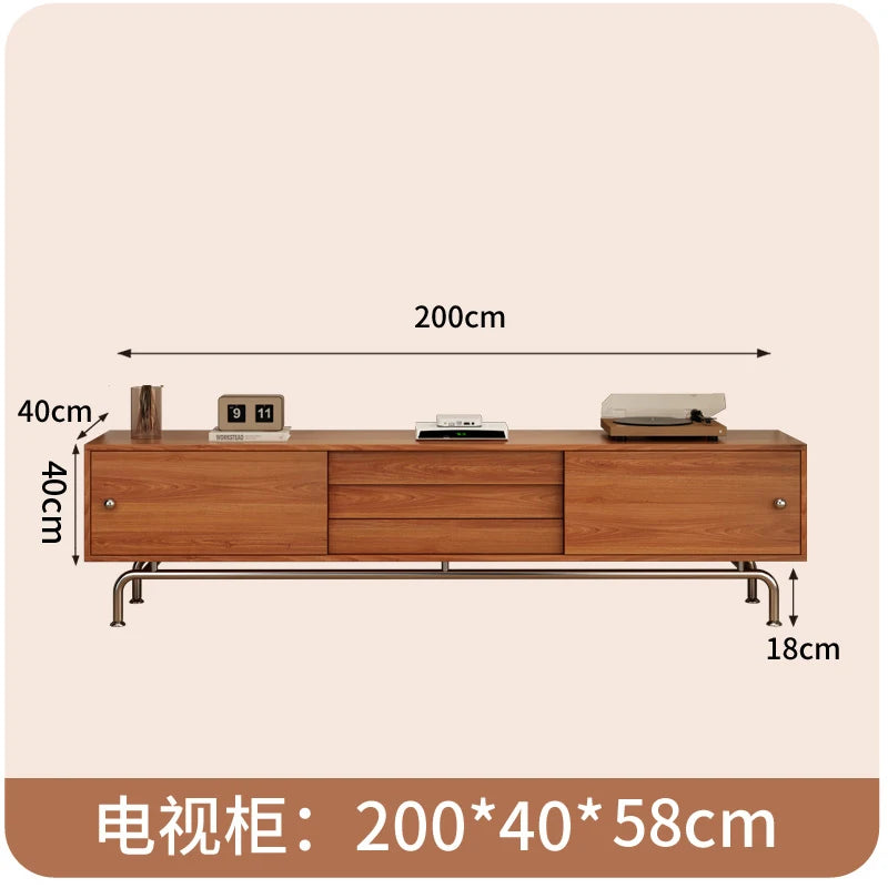 Modern Simple Tv Console Cabinet Elegant Style Personality Simple Tv Stands Boho Decoration Fernsehschrank Living Room Furniture