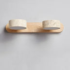 Japanese Yellow Travertine Wall Light, Cave Stone LED Wall Lamp, Rotatable Light for Bathroom Dressing Mirror Front Lamp