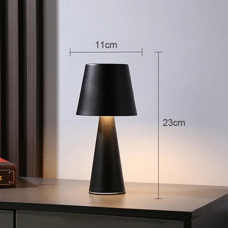 Pop Led Deco Table Lamp Rechargable Night Light Portable USB Charging Touch Bedside Table Lamp Living Room Decoration Desk Light