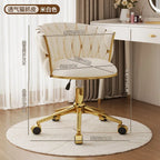 Office Chair, Swivel Desk Chair , Stylish Seating for Home Office, Vanity & Modern Glam Workspace Decor