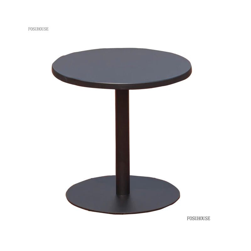 Nordic Aluminum Alloy Outdoor Table and Chair Set Villa Courtyard Garden Leisure Hemp Rope Chairs Outdoor Garden Furniture Sets