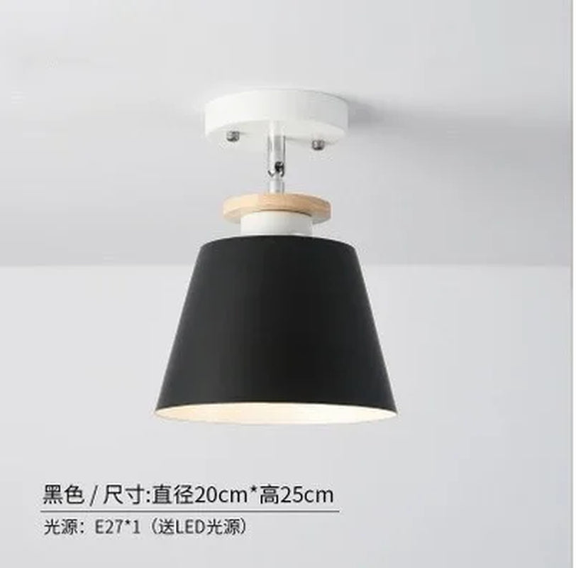 Modern E27 Ceiling Light Hallway Aisle Corridor Bedroom Kitchen Villa Restaurant Gallery Living Room Indoor Nordic Ceiling Lamp