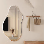 Wavy Wall Mirror Living Room Modern Decoration Aesthetic Mirror Funky Hanging Espelhos Home Decorations