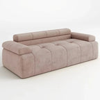 !@Hot Sales Customizable Luxury I-Shaped Fabric Sofa Set Compressed Sponge Bed for Living Room Custom Furniture Manufacturer