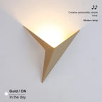 Modern Minimalist Triangle Shape LED Wall Lamps Nordic Style Indoor Living Room Lights 3W AC85-265V Simple Lighting