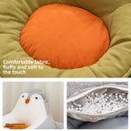 2026 New Cartoon Avocado Eggplant Penguin Children'S Bean Bag Floor Cushion Backrest Chair Lazy Sofa Home Decorative Pad