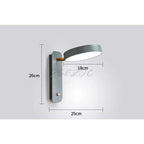 Creative Rotatable with Switch LED Wall Lamp Study Desk Eye Protection Reading Light Nordic Bedroom Bedside Lamp