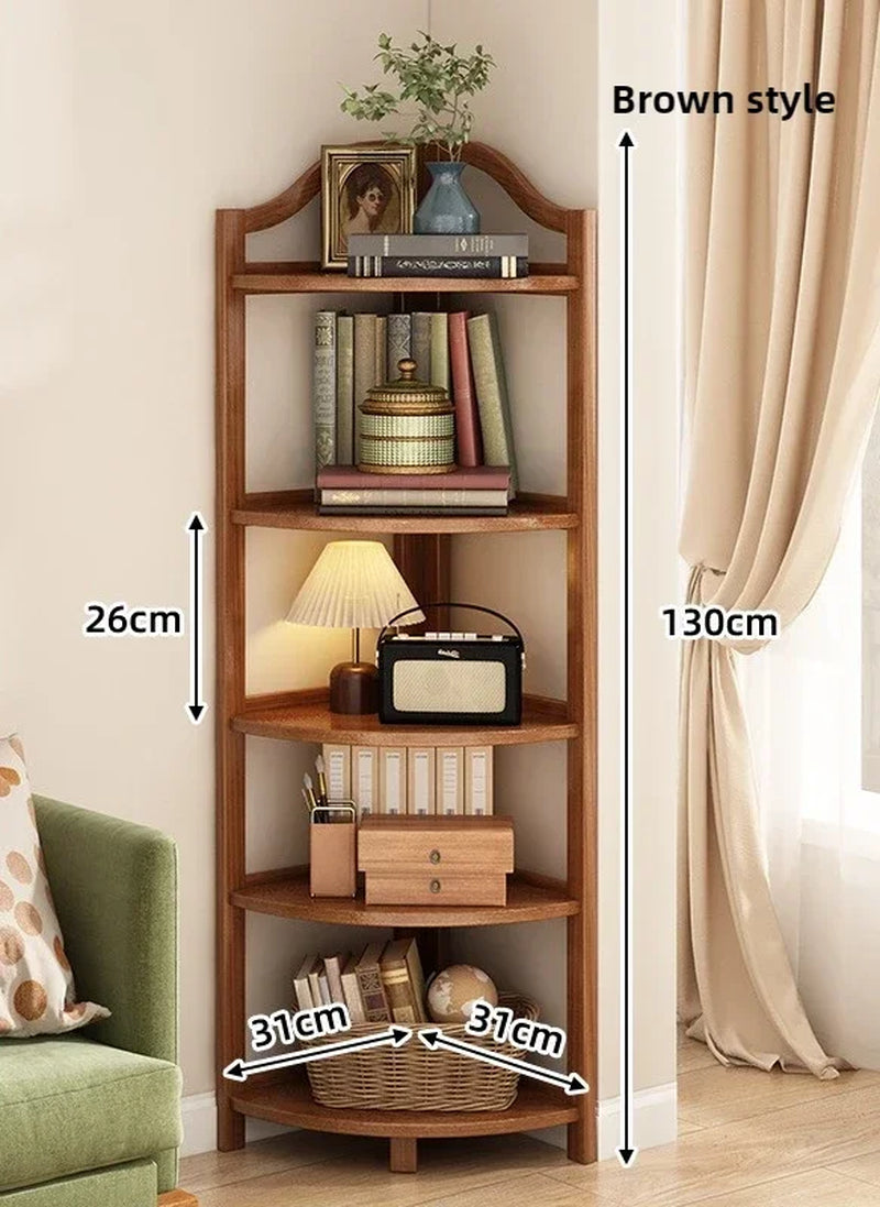Household Goods Corner Cabinet Triangle Corner Cabinet Indoor Shelf Shelf Living Room Floor Locker Modern Simple Storage Rack