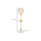 Modern Geometric LED Wall Sconce with Acrylic Shade, Luxury Wall Light