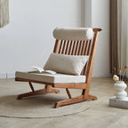 All Solid Wood Sofa Small Apartment Living Room Ash Wood Winter and Summer Single Household Balcony Leisure Chair