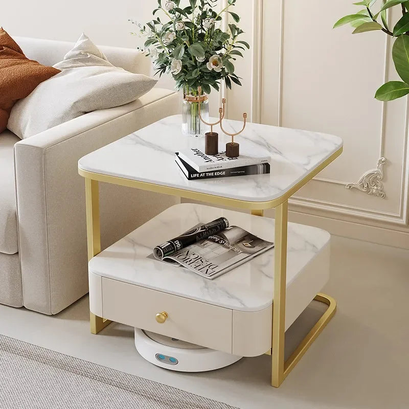 Console Luxury Coffee Table Living Room Aesthetic Minimalist Side Modern Organizer Designer Center Couchtisch Home Furniture