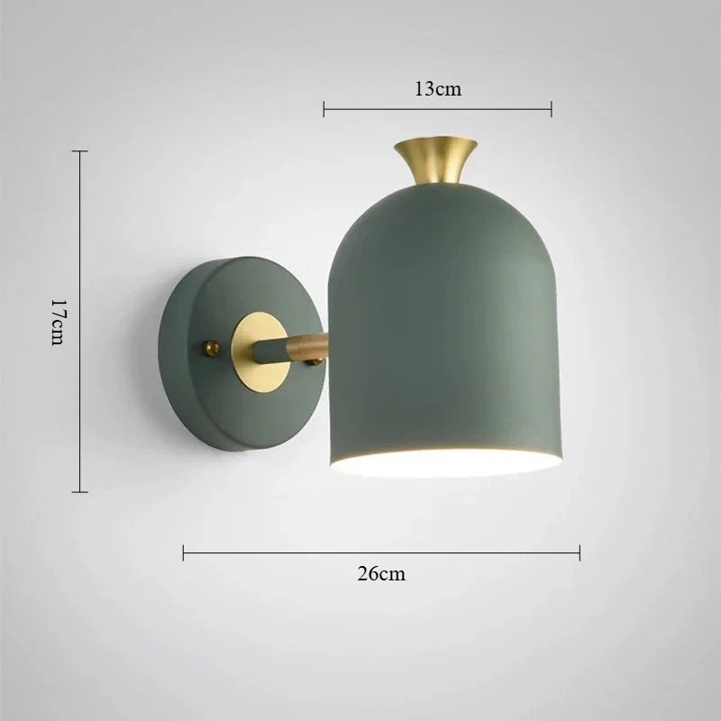 Nordic Minimalist Modern Children'S Room Bedroom Wall Lamp Creative Bedside Lamp Living Room Wall Stair Lamp