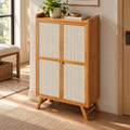Modern multi-layer shoe rack cabinet with dustproof design, practical entryway shoe storage and organizer for home hallway