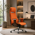High-back Nappa leather executive office chair, premium leather desk chair, ergonomic office chair, business chair for home office, executive workspace and professional office