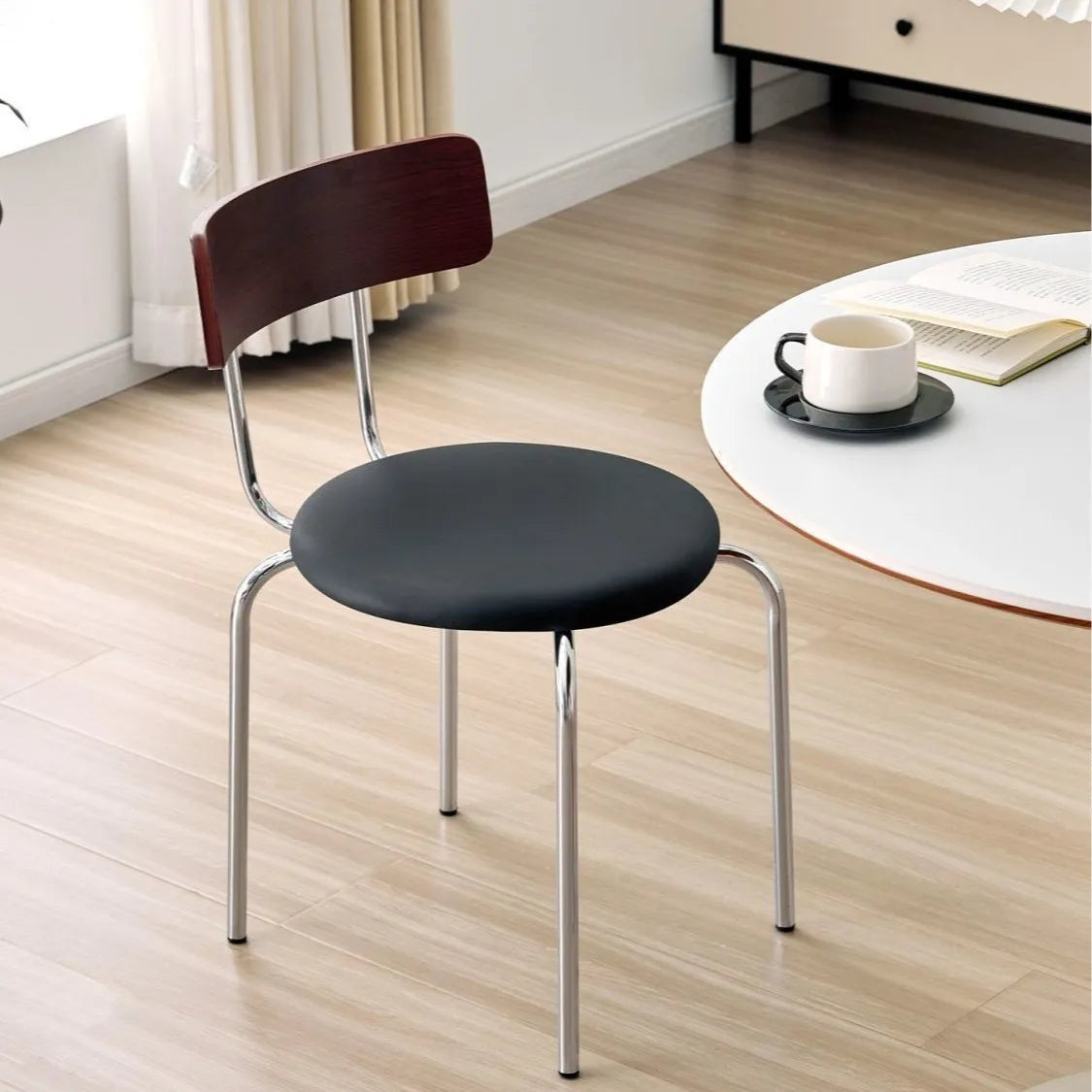 Trendy European Dining Chairs White Nordic Metal Office Dining Chairs Modern Luxury Muebles Para El Hogar Home Furniture