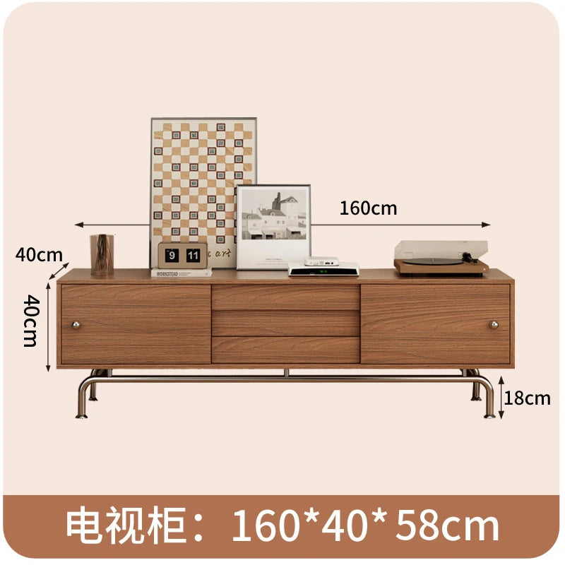 Modern Simple Tv Console Cabinet Elegant Style Personality Simple Tv Stands Boho Decoration Fernsehschrank Living Room Furniture