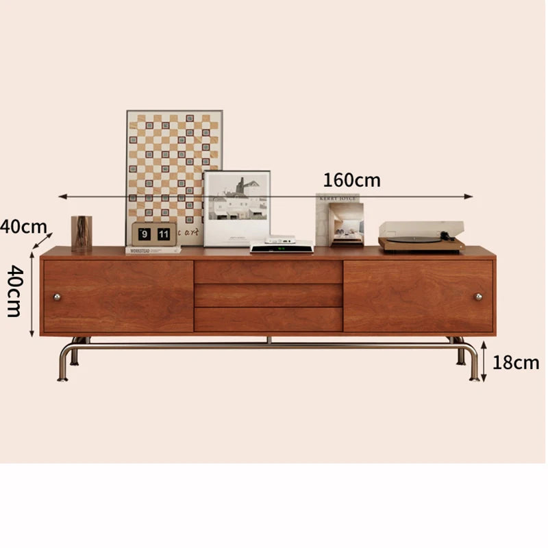 Modern Simple Tv Console Cabinet Elegant Style Personality Simple Tv Stands Boho Decoration Fernsehschrank Living Room Furniture