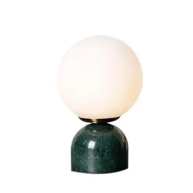 marble Table Lamp Modern Living Room Home Decor Glass Ball Table Lamps Hotel Bedroom Bedside Study Desk Light