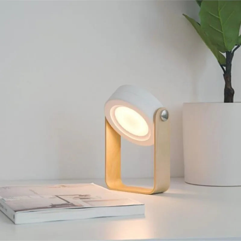 LED Foldable Table Lamp Lantern Light Touch Sensor Dimmer Switch USB Rechargeable Desk Lamp for Bedside Reading Outdoor Camping