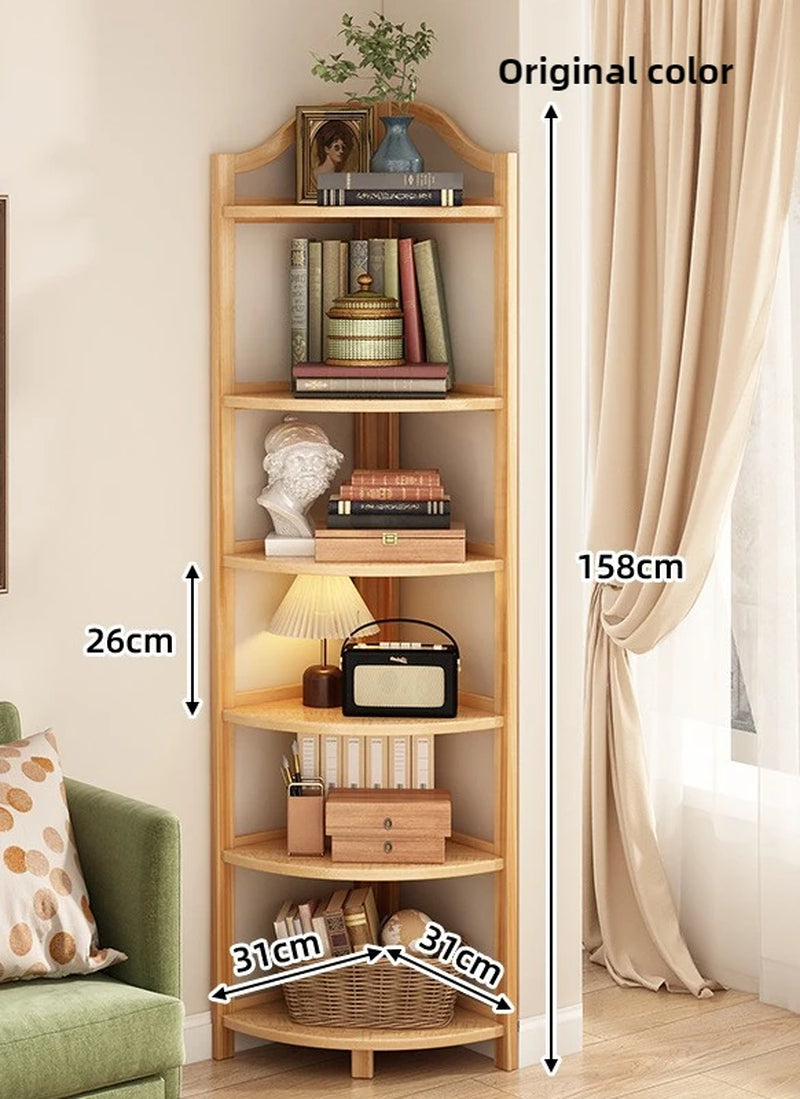 Household Goods Corner Cabinet Triangle Corner Cabinet Indoor Shelf Shelf Living Room Floor Locker Modern Simple Storage Rack