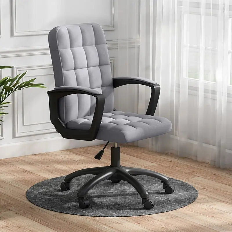 Home Computer Chair Office Chair Lifting Swivel Chair Modern Comfortable Long Backrest Seat Stool