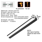 Modern Minimalist Non Porous Waterproof Fog Bathroom Lighting Mirror Cabinet Lights, Vanity Mirror Lights, Bathroom Mirror Headl