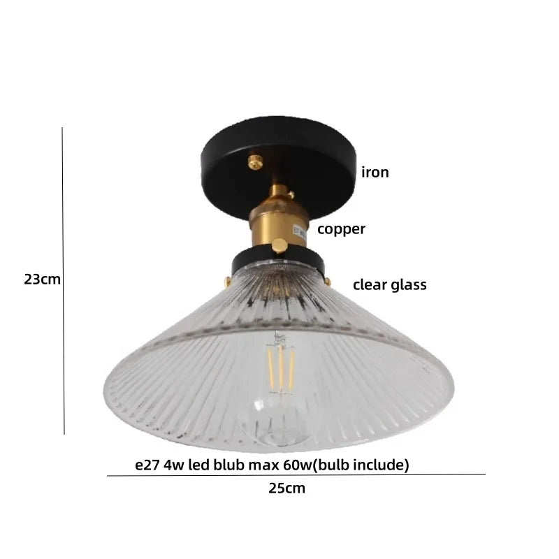 Flush Mount LED Ceiling Light Fixture Bathroom Kitchen Bedroom White Peace Dove Copper Tiffany Glass Plafond Lamp Lamparas