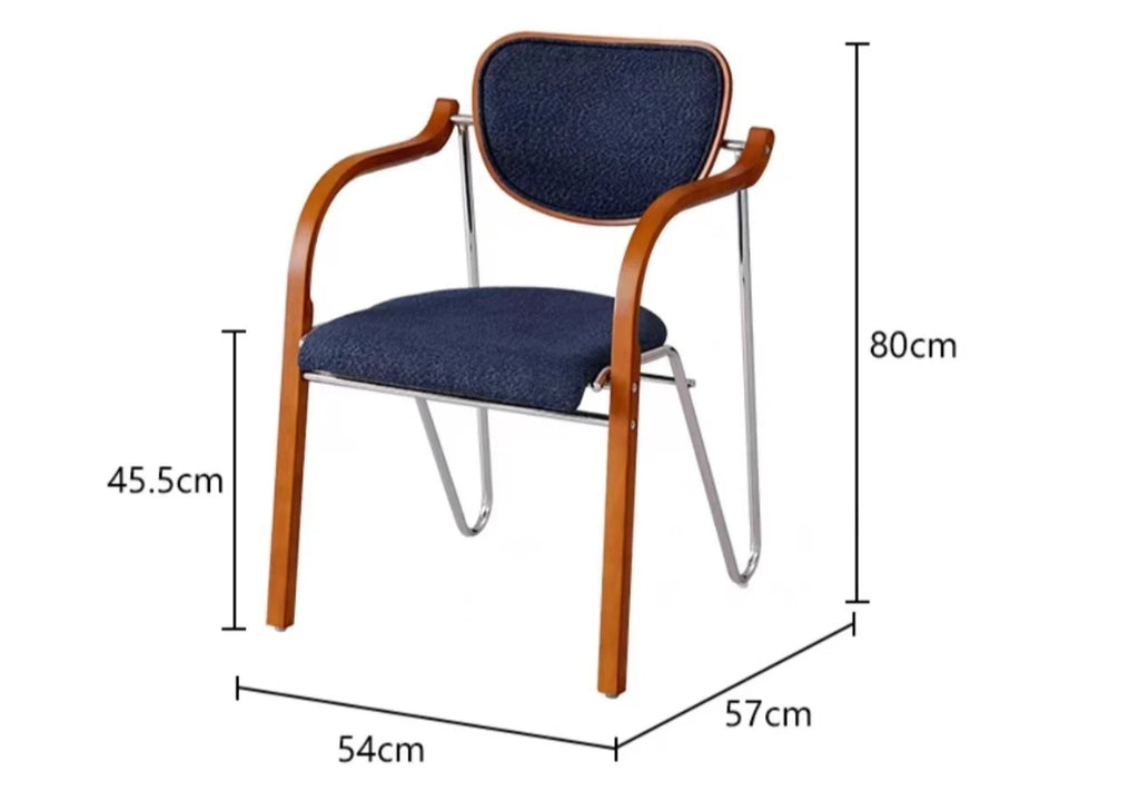 Pre-Loved Style Light Luxurious Vogue Dining Chair Retro Modern Minimalist Armchair Elegante Y Hermoso Dining Room Furniture