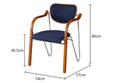 Pre-Loved Style Light Luxurious Vogue Dining Chair Retro Modern Minimalist Armchair Elegante Y Hermoso Dining Room Furniture