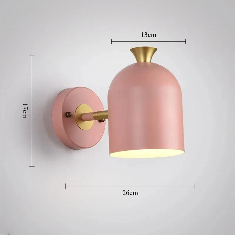Nordic Minimalist Modern Children'S Room Bedroom Wall Lamp Creative Bedside Lamp Living Room Wall Stair Lamp