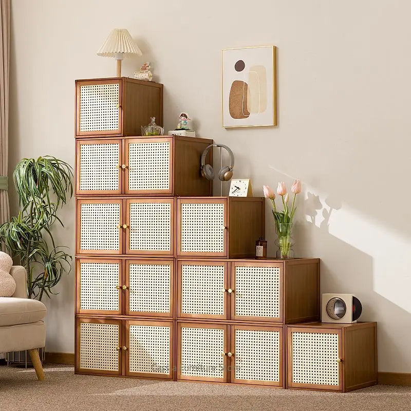 Storage Cabinet for Balcony Bay Window,Tatami Organization Shelf, Space-Saving Floor Cabinet for Home,Minimalist Utility Cabinet