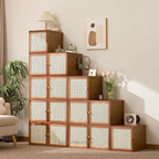 Storage Cabinet for Balcony Bay Window,Tatami Organization Shelf, Space-Saving Floor Cabinet for Home,Minimalist Utility Cabinet