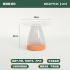 Nordic Bedside Table Simple Modern Bedroom Home Storage Simple Bedside Tables Creative round Leisure Small Coffee Tables