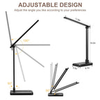 Folding Table Lamp QI Wireless Charging LED Desk Lamp Eye Protect Reading Book Lamp Touch Dimming Night Light