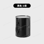 Nordic round Household Simple Creative Bedside Tables Bedroom Storage Cabinet Plastic Light Luxury Combination Small Cabinets