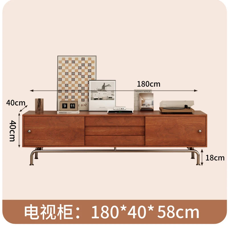 Modern Simple Tv Console Cabinet Elegant Style Personality Simple Tv Stands Boho Decoration Fernsehschrank Living Room Furniture