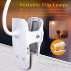 Portable Desk Lamp Rechargeable Reading Light Eye Protect Book Light LED USB Reading Lamp Touch Control Clip Table Desk Lamp