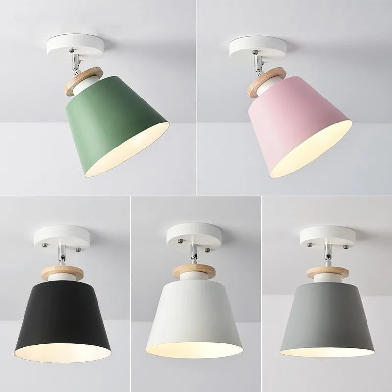Modern E27 Ceiling Light Hallway Aisle Corridor Bedroom Kitchen Villa Restaurant Gallery Living Room Indoor Nordic Ceiling Lamp