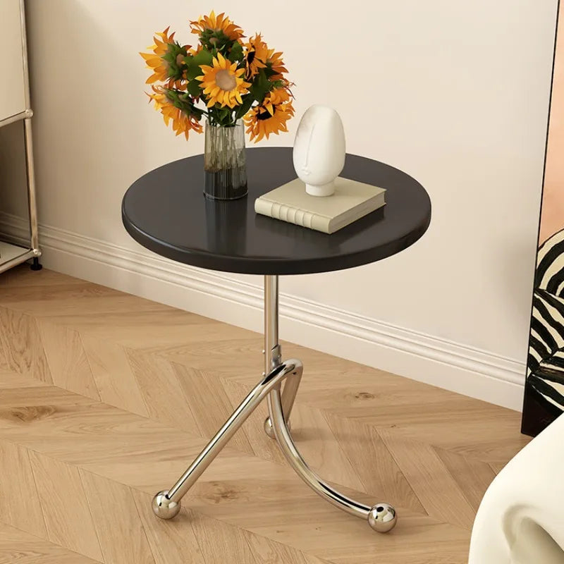 Round Side Few Nordi Livingroomcorner Fewhousehold Small Coffee Table Internet Celebrity Ins Wind Sofaside Fewbedsidesmall Table