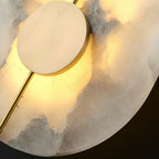 Modern round Wall Lamp Marble Stone Indoor Living Room Bedroom Bedside Kitchen Light Corridor Home Decoration Lighting