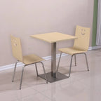 For Fast Food Restaurant Dining Table and Chair Set for Breakfast Snack Burger Milk Tea Shop High End Catering Staff Canteen