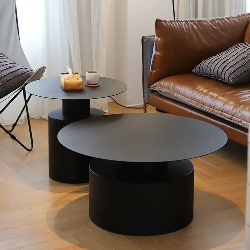 Nordic Style Living Room Modern Creative Minimalist round Table Set
