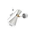 iron Wall Lamps Bedroom Living Room Wall Sconce Black White Home Decor Hotel Balcony beside Lighting