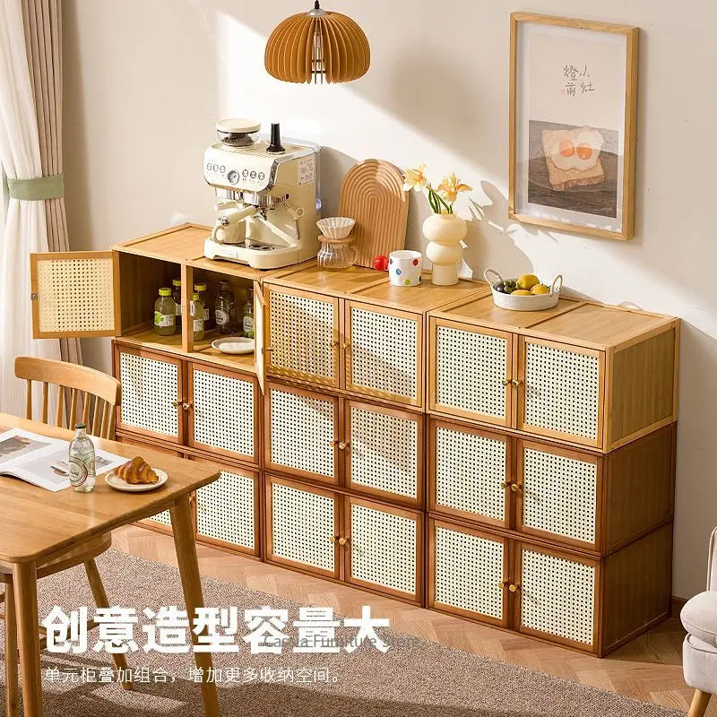 Storage Cabinet for Balcony Bay Window,Tatami Organization Shelf, Space-Saving Floor Cabinet for Home,Minimalist Utility Cabinet