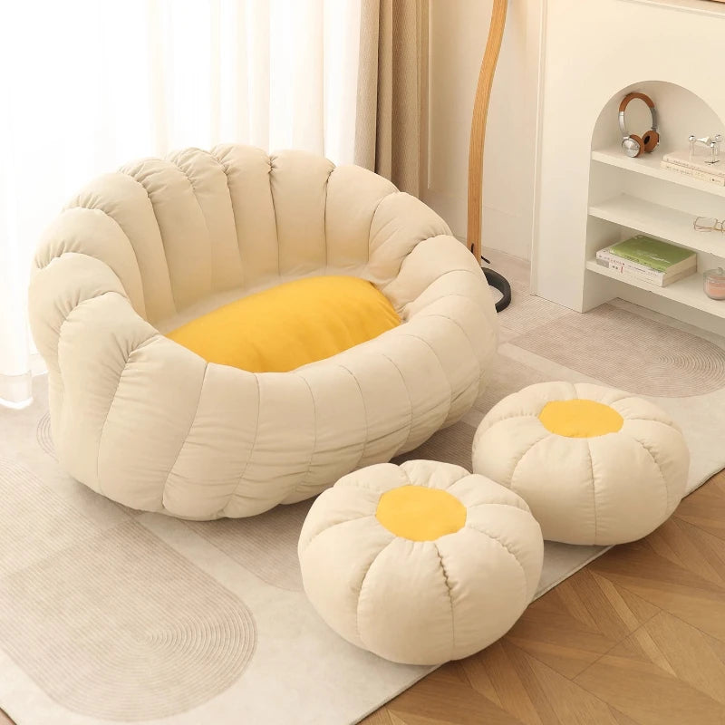 Balcony Living Room Bean Bag Sofas Can Lie down Sleep Bedroom Bean Bag Sofa Single Boneless Sala De Estar Sofás Furniture