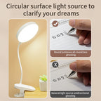 Led Table Lamp USB Rechargeable Night Light with Folding Clamp Study Stand Read Lamp Touch 3 Modes Dimming Eye Protection Light