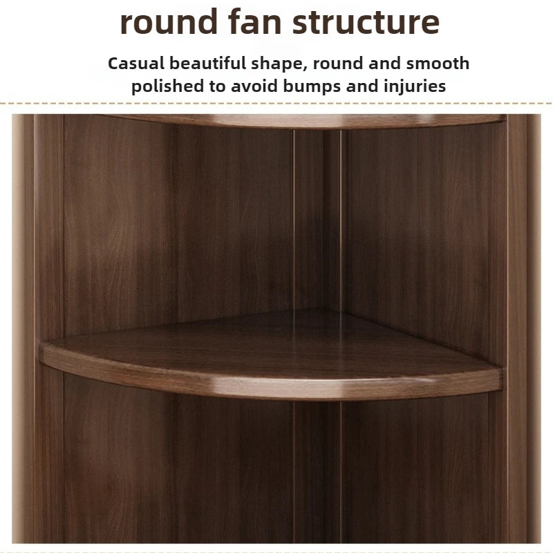 Corner Rack Multi-Layer Triangular Storage Shelf Living Room Floor-To-Wall Cabinet Kitchen Corner Tripod